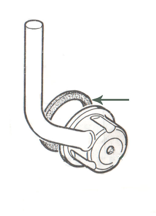Crankcase breather seal picture