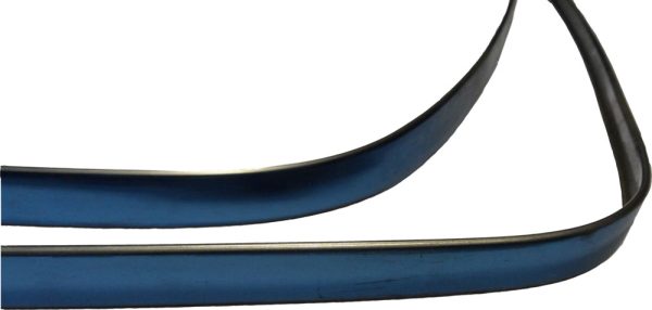 Close up bx rear bumper chrome insert trims