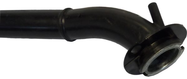 Fuel filler neck close up