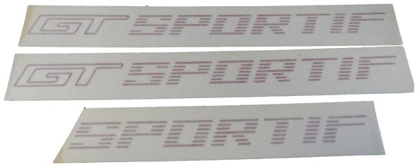 AX GT Sportif graphics in RED