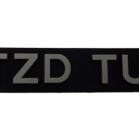 Citroen BX TZD Turbo Plastic Badge - NEW