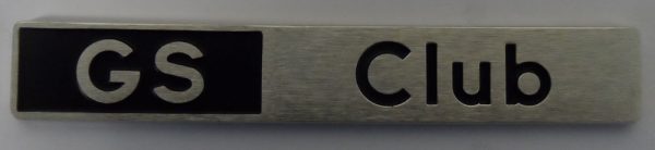 Citroen GS Club Metal Badge - NEW