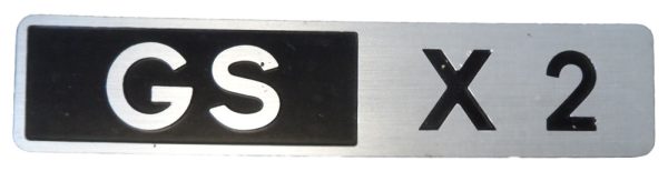 Citroen GS X2 Metal Badge - NEW