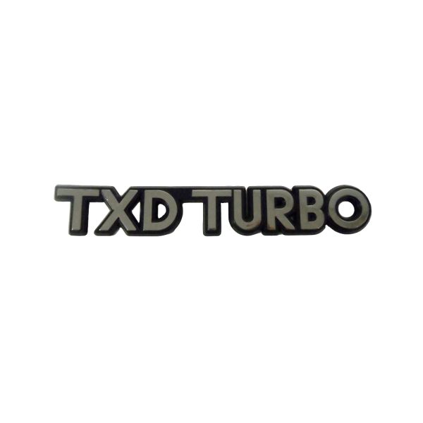 Citroen BX TXD Turbo Plastic Badge - NEW