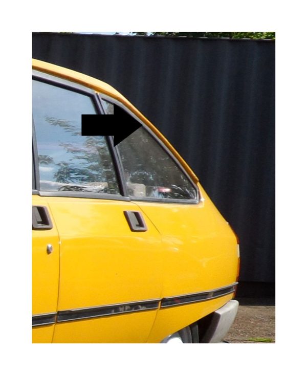 Sealing For Side Panel - Glass - Citroen GSA Pallas - LH Rear Quarter - 7GXGX8011702A