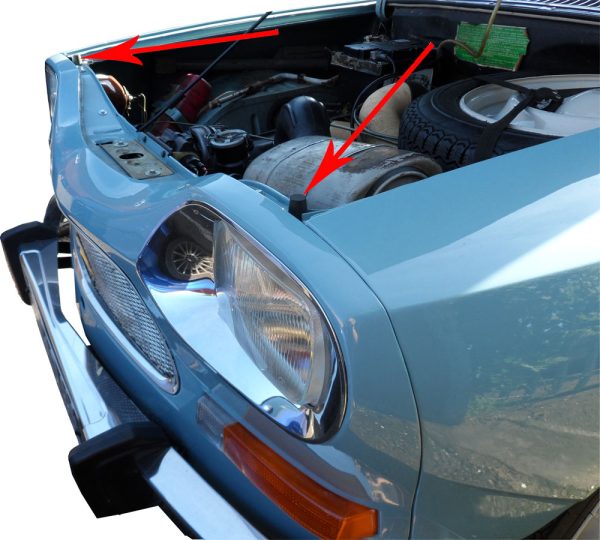 Citroen Ami bonnet runner bump stops