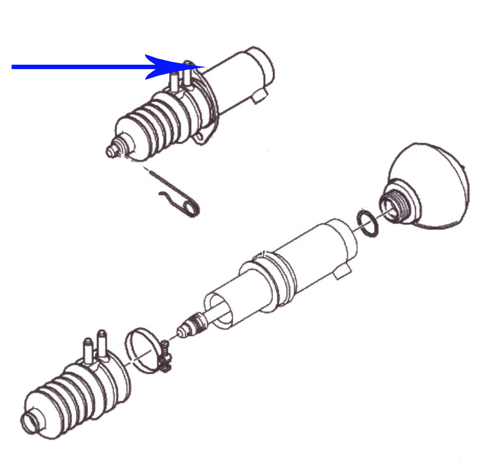 C5 sphere suspension cylinder
