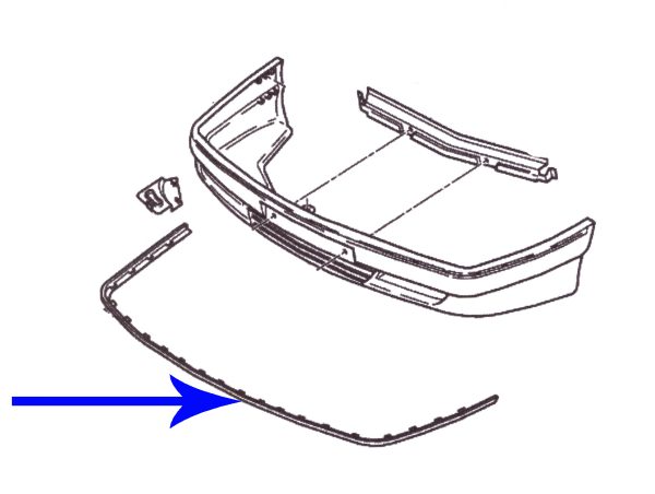 Citroen XM Front Bumper Trim