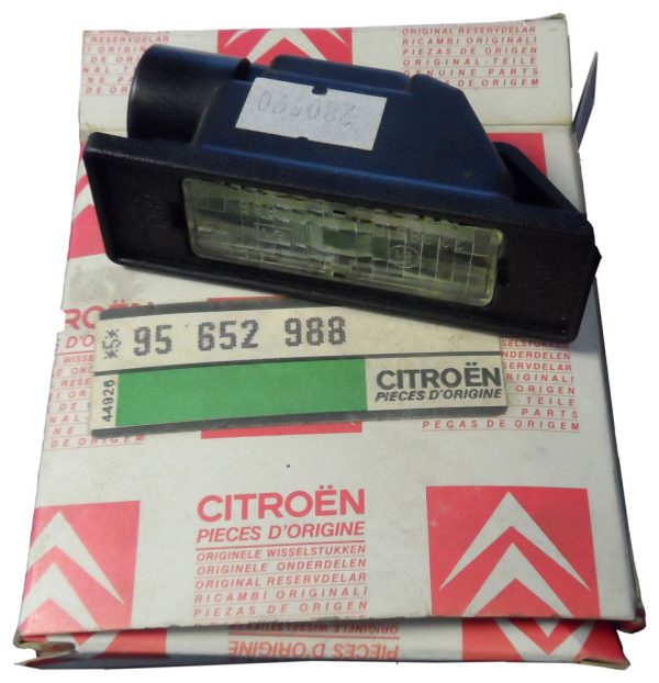 Xantia number plate light unit