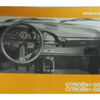 Citroen GS - X/X2 owners manual (IN FRENCH)