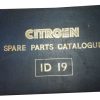 Citroen ID 19 Spare Parts Catalogue