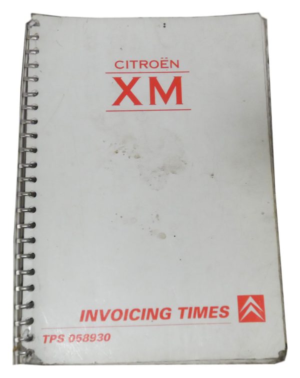 Citroen XM Invoicing Times