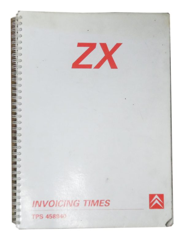 Citroen ZX Invoicing Times