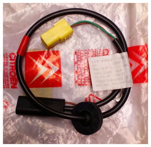 Citroen BX Front Brake Pad Wear Harness Loom 95637364