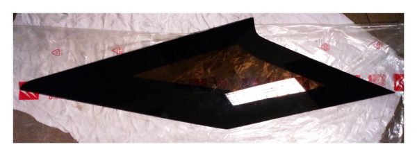 Citroen BX Rear Quarter Light Window (TRS & DTR) - Part No: 96008918 left hand.