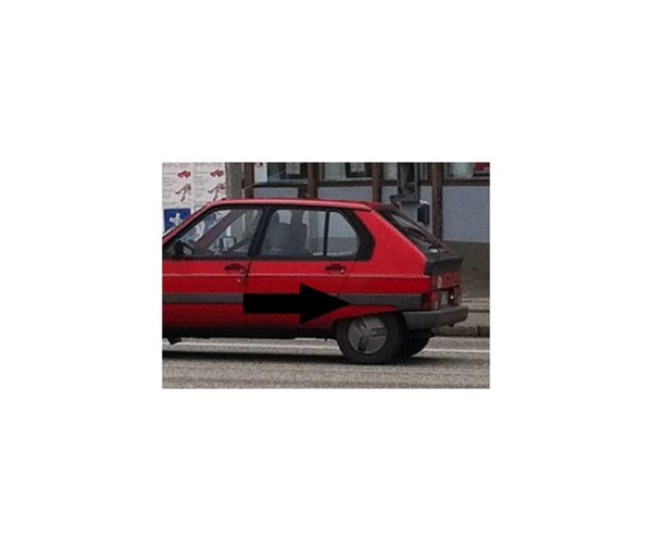 Citroen VISA Wing Trim Left Hand Rear part no: 95 632 455 FYE