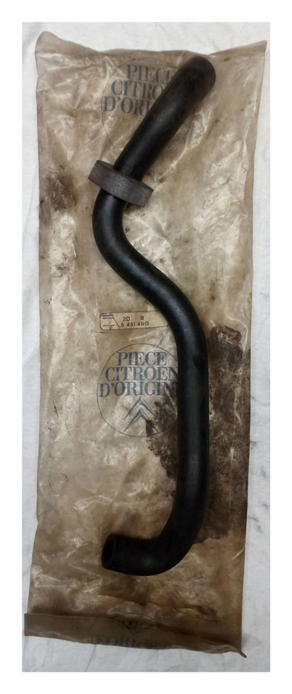 Citroen DS Water Hose - Part No: 2D B 5 451 490