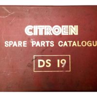 Citroen DS 19 Spare Parts Catalogue