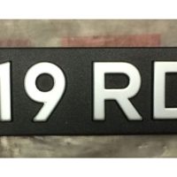 Citroen BX 19 RD Plastic Badge - NEW - Part No: 96 000 393