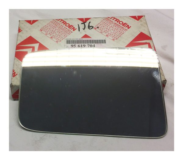 Citroen BX MK 2 L/H Mirror Glass - Part No:95 619 704