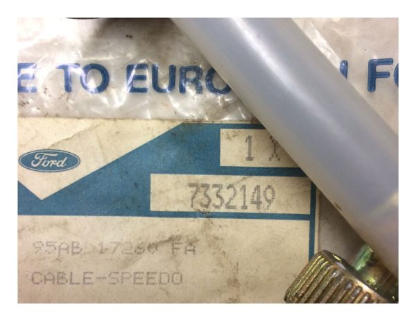 Ford Escort Speedo Cable - Part No: 7332149