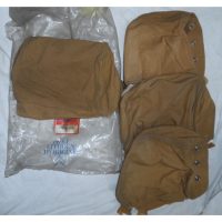Set of Citroen GS Head Rest Covers - Light Brown