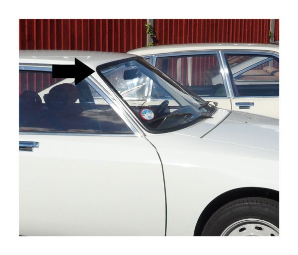 Citroen GS Windscreen Rubber Seal - Part No: GX6727601A