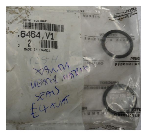 Citroen Xantia Heater Matrix Seals - 6464.V1