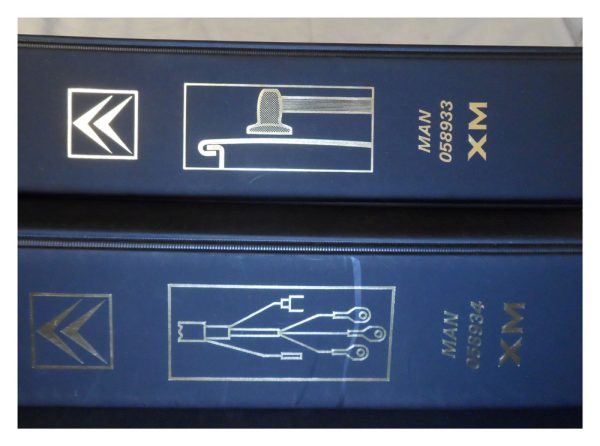 Set of 4 Citroen XM Information Ring Files