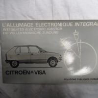 Citroen Visa Booklet - Integrated Electronic Ignition