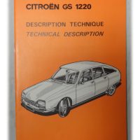 Citroen GS 1220 Booklet