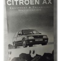 AX Equipment & Technical Specification