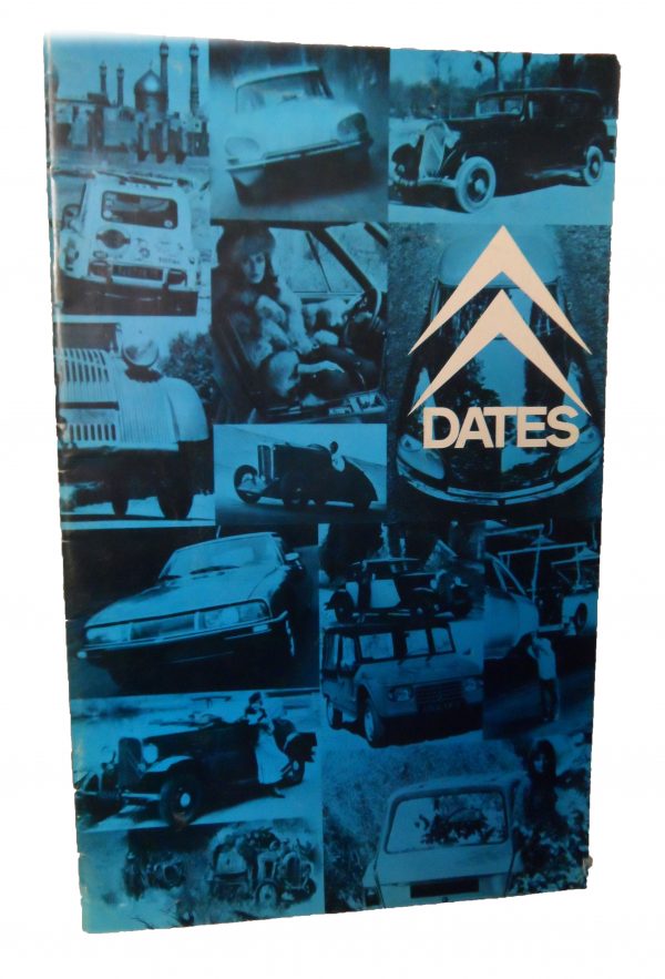 Citroen Dates Booklet