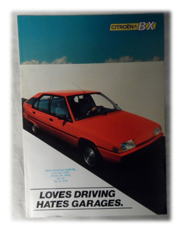 Citroen BX Booklet
