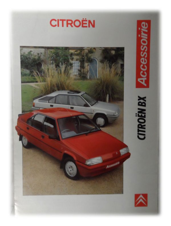 Citroen BX Accessoirie Brochure