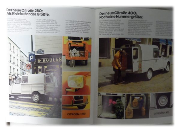 Citroen 250 / 400 Brochure