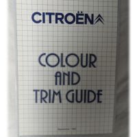 Citroen Colour & Trim Guide - Sept 1982