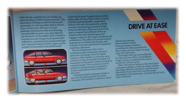 Early GSA Citroen Booklet