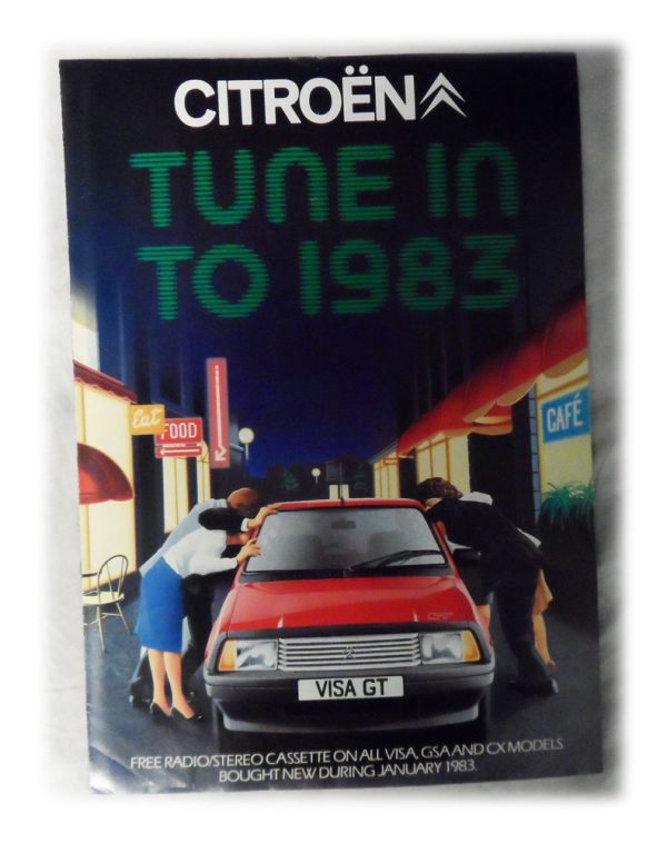 Citroen Booklet - Tune into 1983