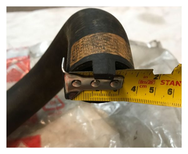 Citroen Saxo Lower Water Hose Part No : 1343.R9