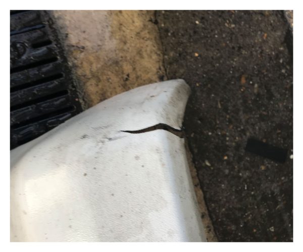 AX Rear Bumper - Series 1 - in White