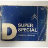 D Super Special Owners Manual