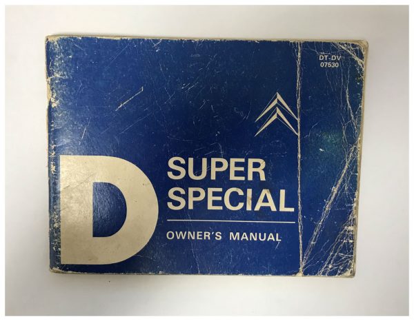 D Super Special Owners Manual