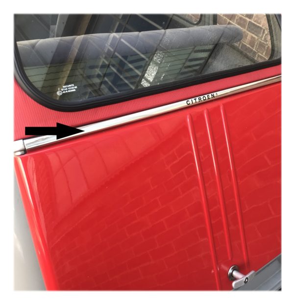 2cv Boot Lid Strip - 9552870880