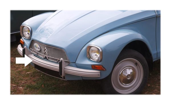 Citroen Dyane Front Bumper Trim