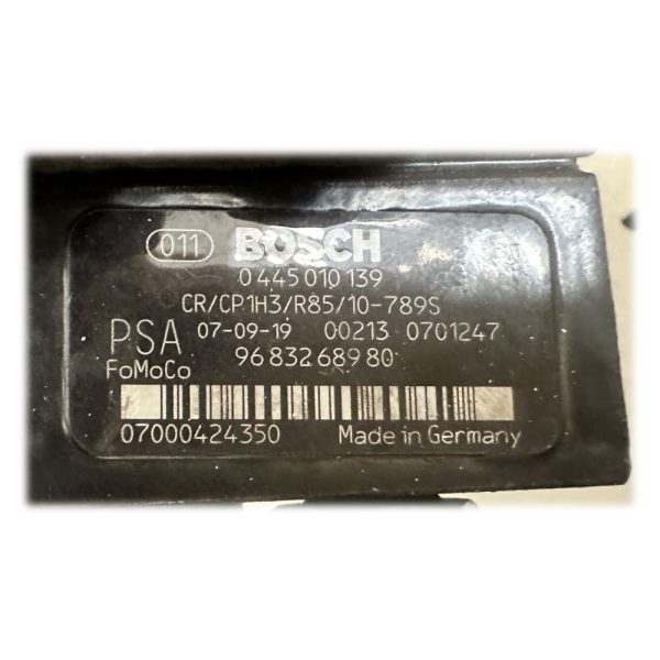 Citroen C5 Diesel Pump 2.2l second hand Bosch number 0445010139